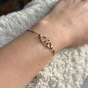 Avon Initial M or W Bracelet